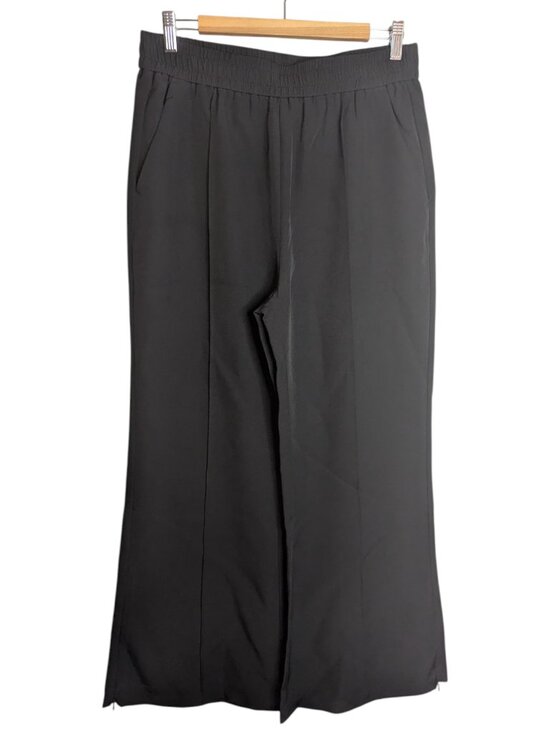 HALARA Pants - Halara Dress Pants Womens Large Black Wide Leg High Waist Pockets Zipper Pull on